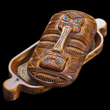 이미지를 갤러리 뷰어에 로드 , Large Carved Wakahuia-0