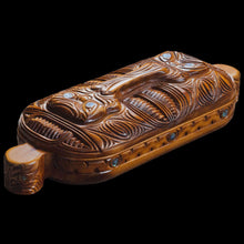 이미지를 갤러리 뷰어에 로드 , Large Carved Wakahuia-1