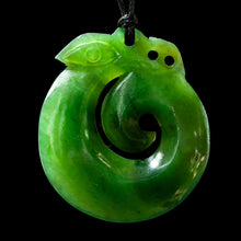 Load image into Gallery viewer, small  Koropepe, hand-crafted jade pendant-0
