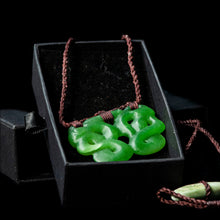 Load image into Gallery viewer, Pounamu Double Manaia-1