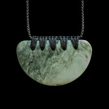 Load image into Gallery viewer, Small handcarved Jade Breast Plate by Alex Sands-0