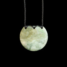 Load image into Gallery viewer, Jade disc pendant by Nick and Mady-0