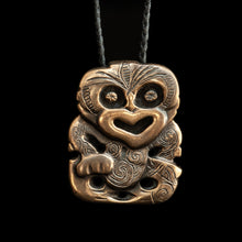 Load image into Gallery viewer, Brass Tiki Pendant by Nick and Mady-0